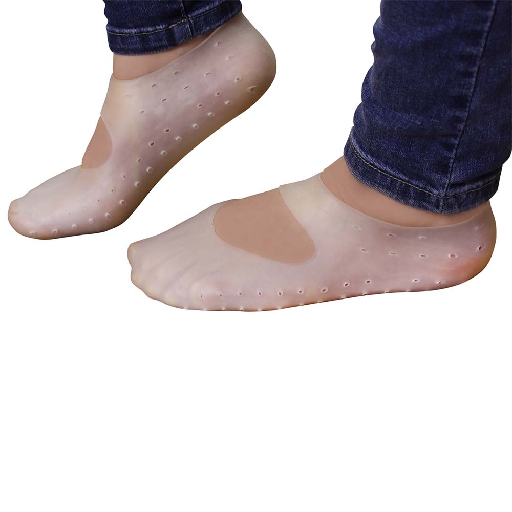 جوراب مرطوب نگه‌دارنده و ضد ترک پا مجموعه 2 عددی